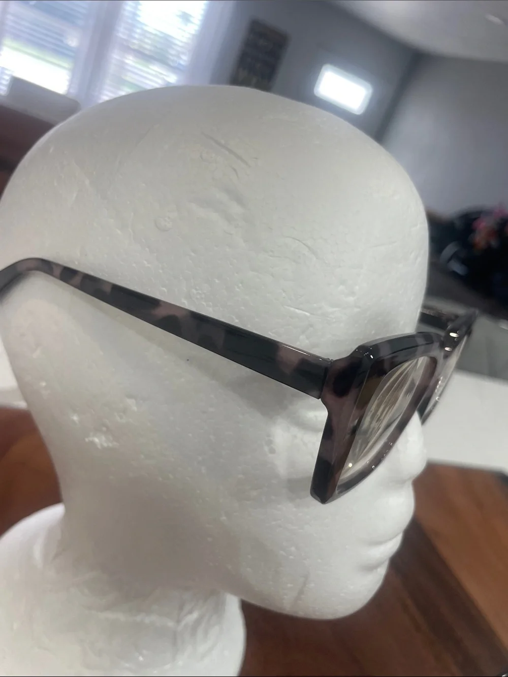 Tortoiseshell Oversized Square Reading Glasses - +3.00